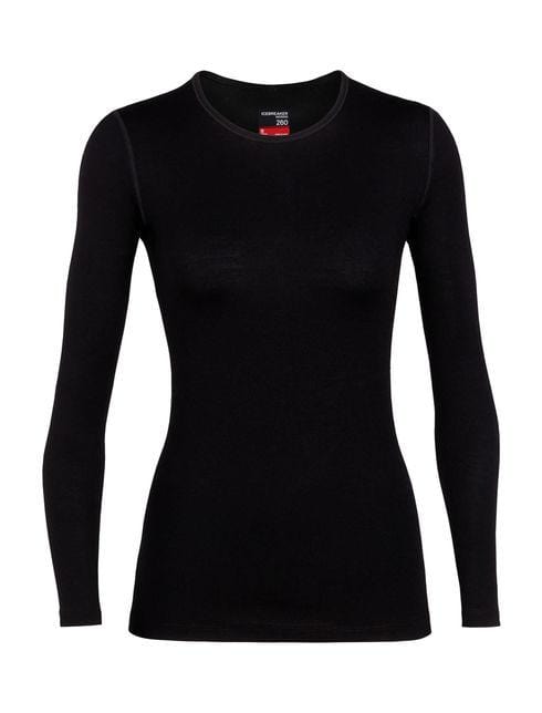 Ice Breaker Women's Merino 260 Vertex Long Sleeve Crewe Glacial