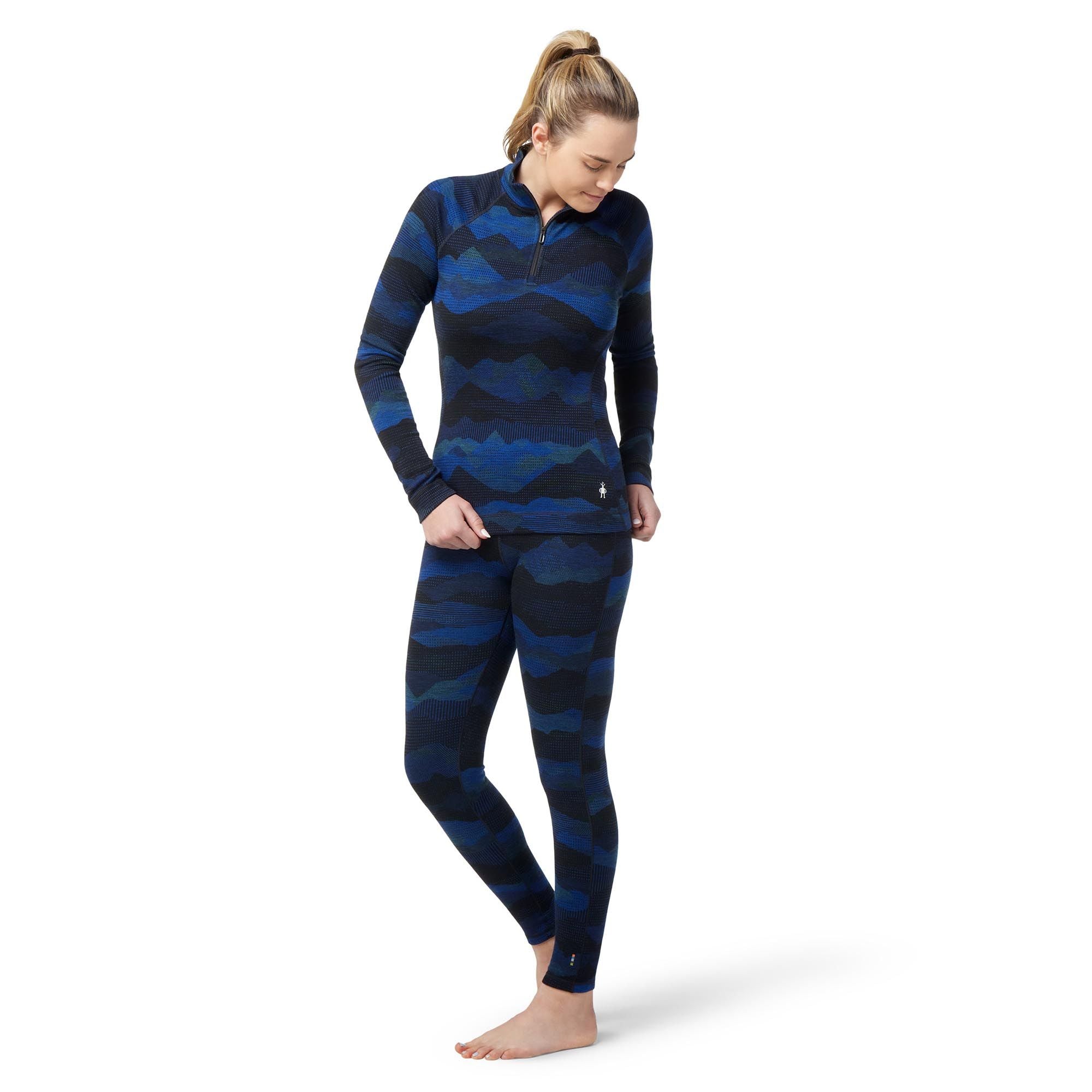 SmartWool Women's Merino 250 Baselayer Pattern 1/4 Zip Boxed – The ...