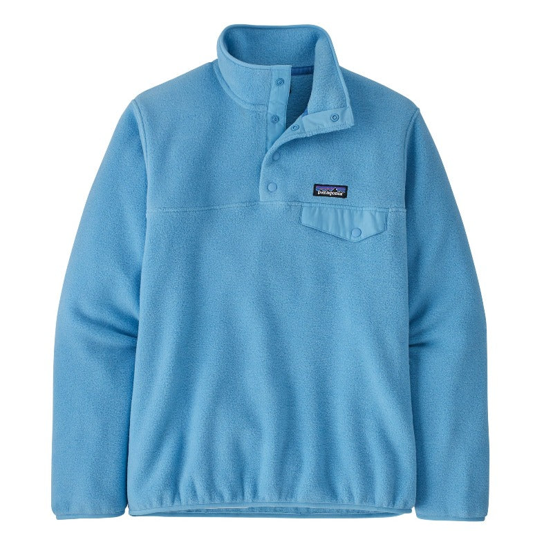 Womens PATAGONIA Fleece TURQUOISE BLUE Synchilla Snap-T Pullover