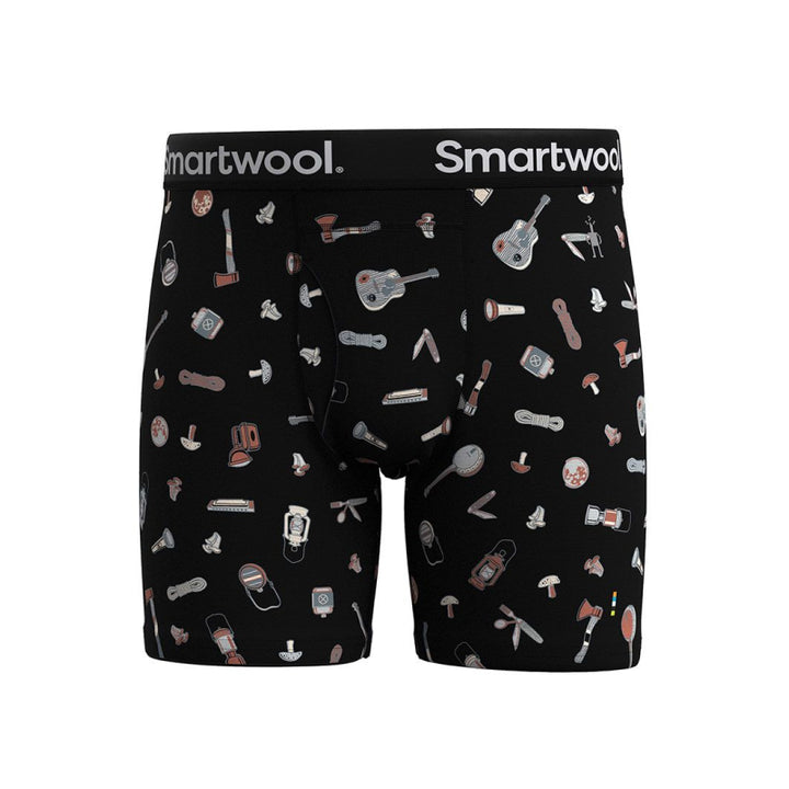 SmartWool Men's Merino Print Boxer Brief Boxed