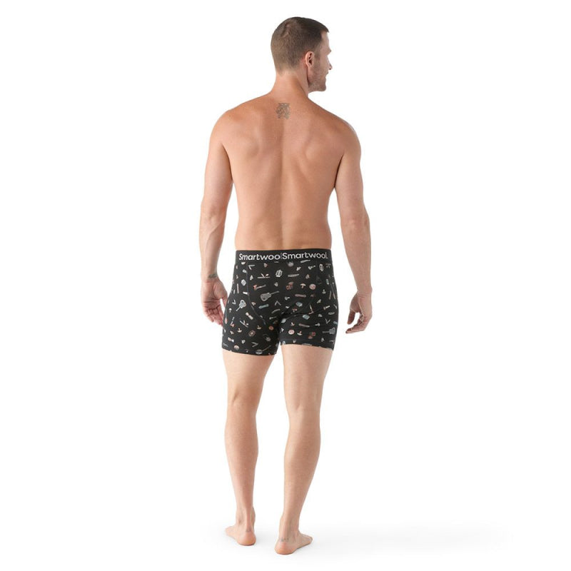 SmartWool Men's Merino Print Boxer Brief Boxed