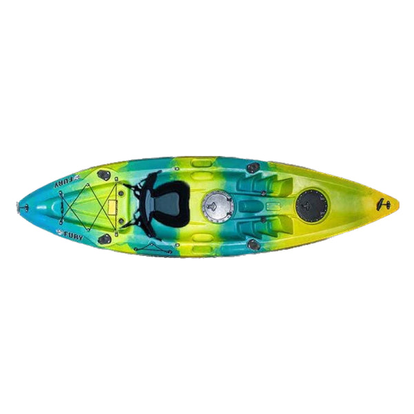 Fury Single Kayak - Glacier Blue/Yellow