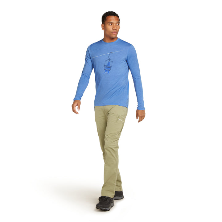 Icebreaker Men's Merino 150 Tech Lite LS Tee Bear Lift