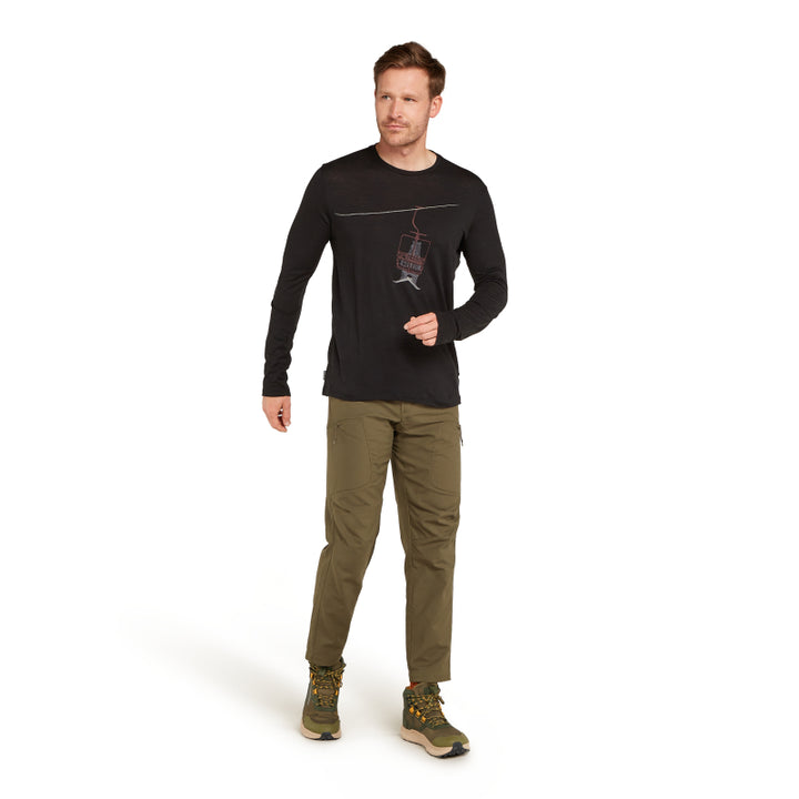 Icebreaker Men's Merino 150 Tech Lite LS Tee Bear Lift