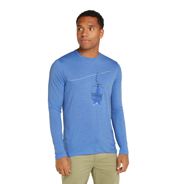 Icebreaker Men's Merino 150 Tech Lite LS Tee Bear Lift