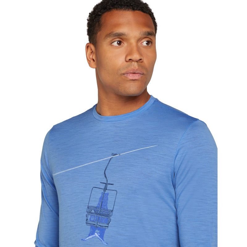 Icebreaker Men's Merino 150 Tech Lite LS Tee Bear Lift