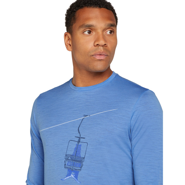 Icebreaker Men's Merino 150 Tech Lite LS Tee Bear Lift