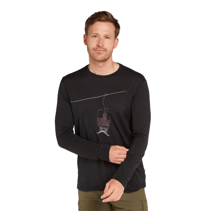 Icebreaker Men's Merino 150 Tech Lite LS Tee Bear Lift