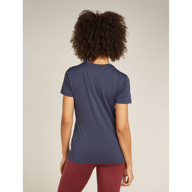 Icebreaker Women's Merino 150 Tech Lite SS Tee Camping Lines