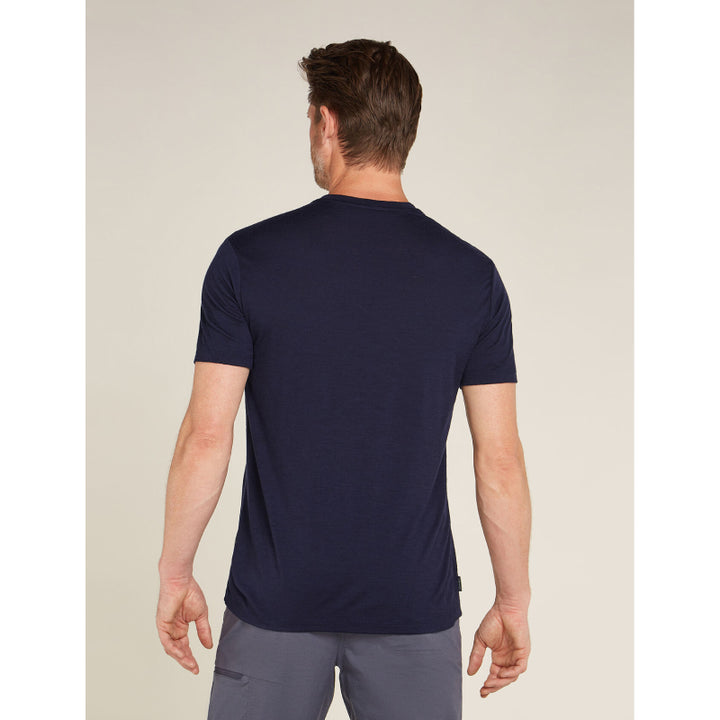 Icebreaker Men's Merino 150 Tech Lite SS Tee Single Line Camp