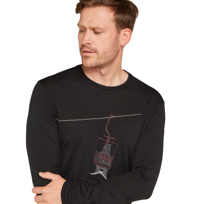 Icebreaker Men's Merino 150 Tech Lite LS Tee Bear Lift