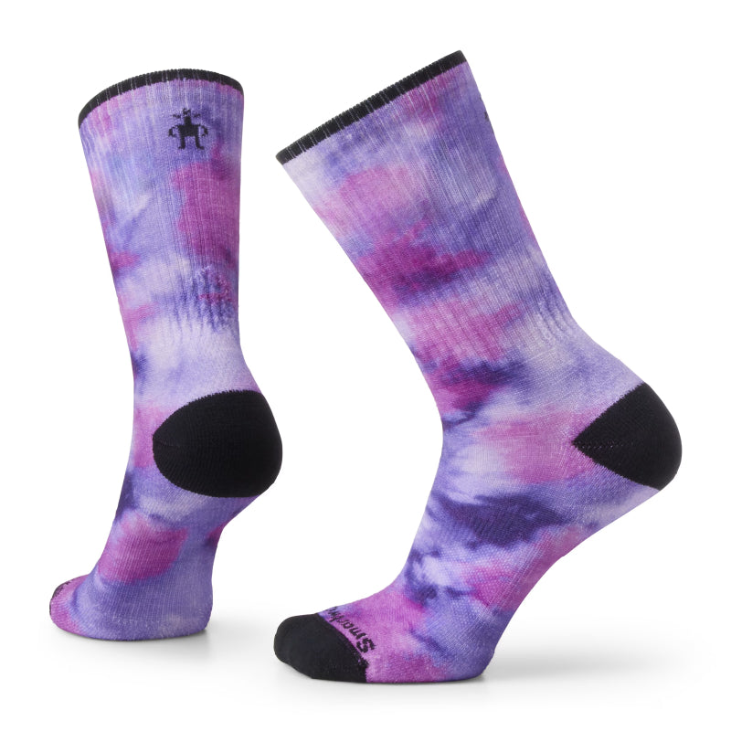 Smartwool Athletic Far Out Tie Dye Print Crew Socks