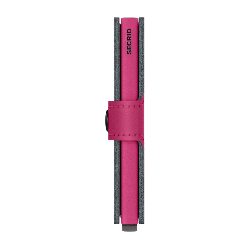 Portefeuille mini Secrid - Fuchsia poudre Yard (sans cuir)