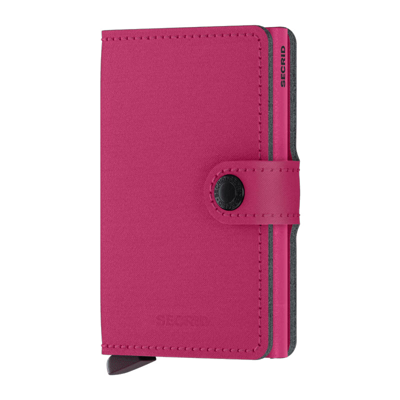 Secrid Mini Wallet - Yard Powder Fuchsia (Non-Leather)