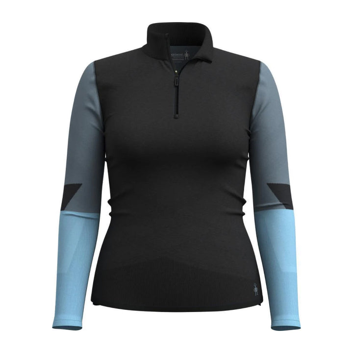 Smartwool Women's Intraknit Thermal Merino Base Layer Colorblock 1/4 Zip