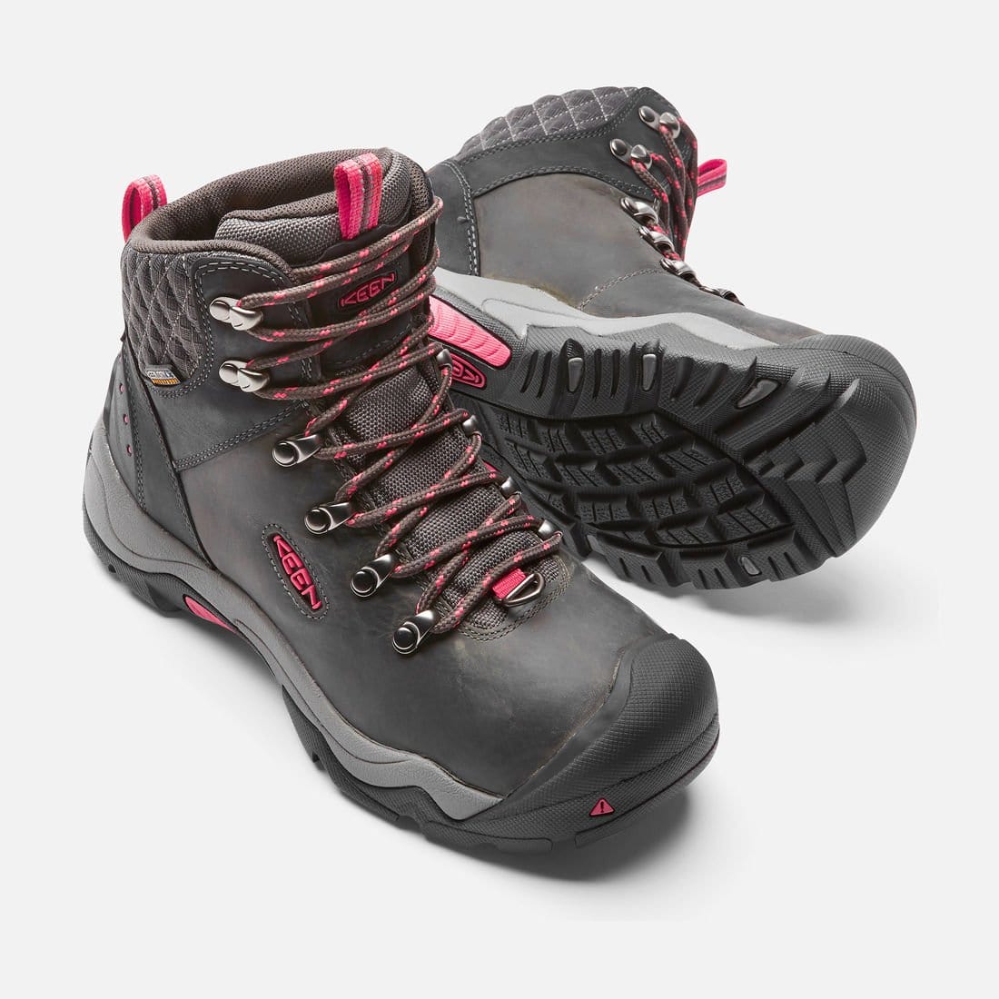 Keen Womens Revel III Boot, 2024 Black/Rose, 1013212 Waterproof Size 9