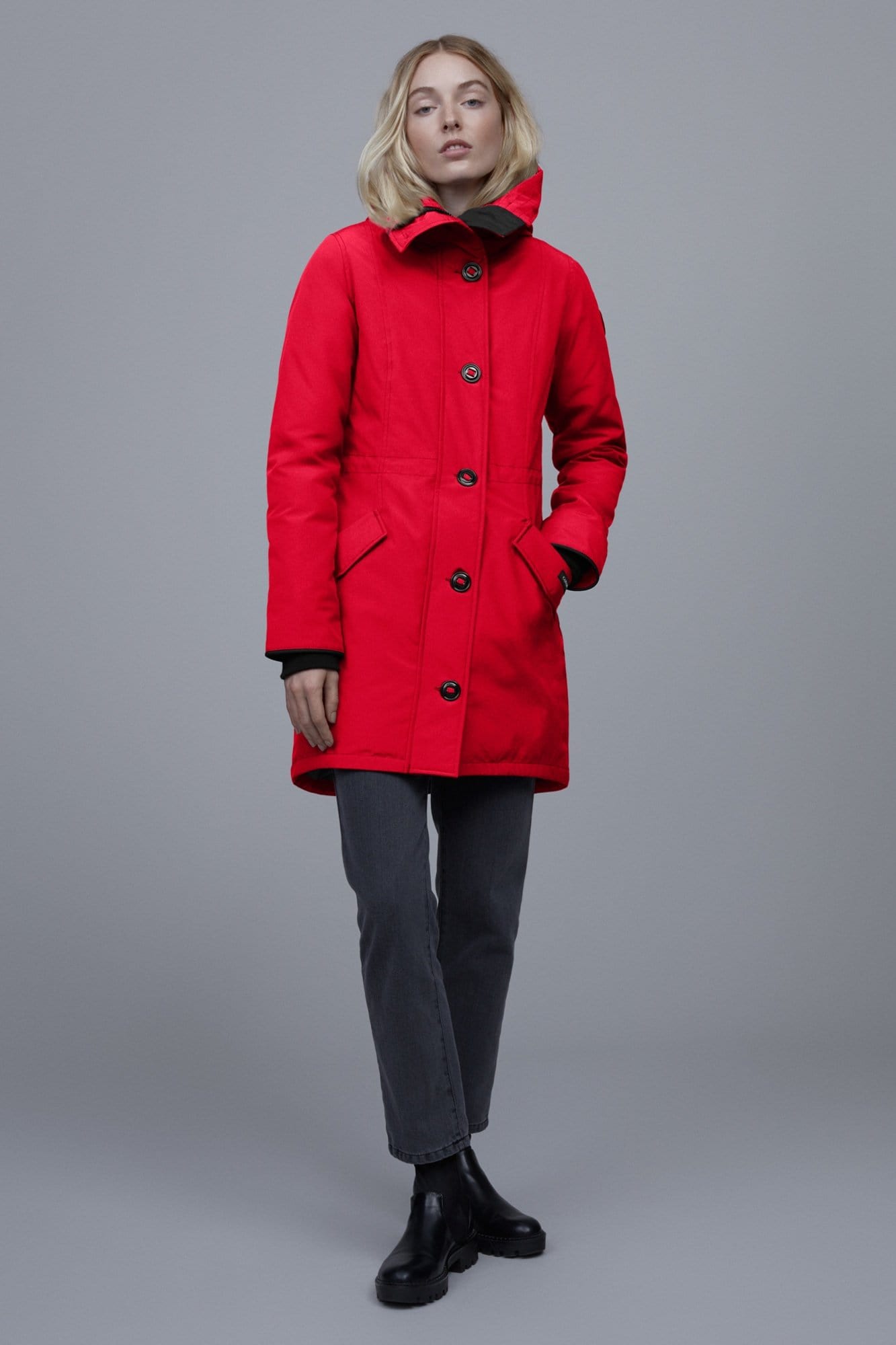 Canada goose rossclair parka red hotsell