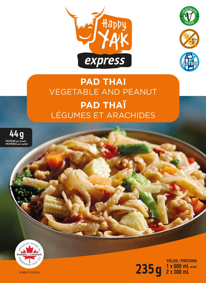 Happy Yak Vegetarian Pad Thaï - 1 portion
