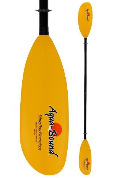 Aqua Bound StingRay Yellow FG Blade/Fiberglass Shaft 2pc