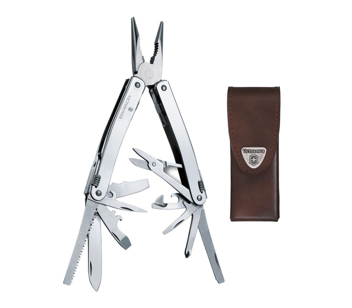 Victorinox Swisstool Spirit X Multi-Tool with Leather Pouch