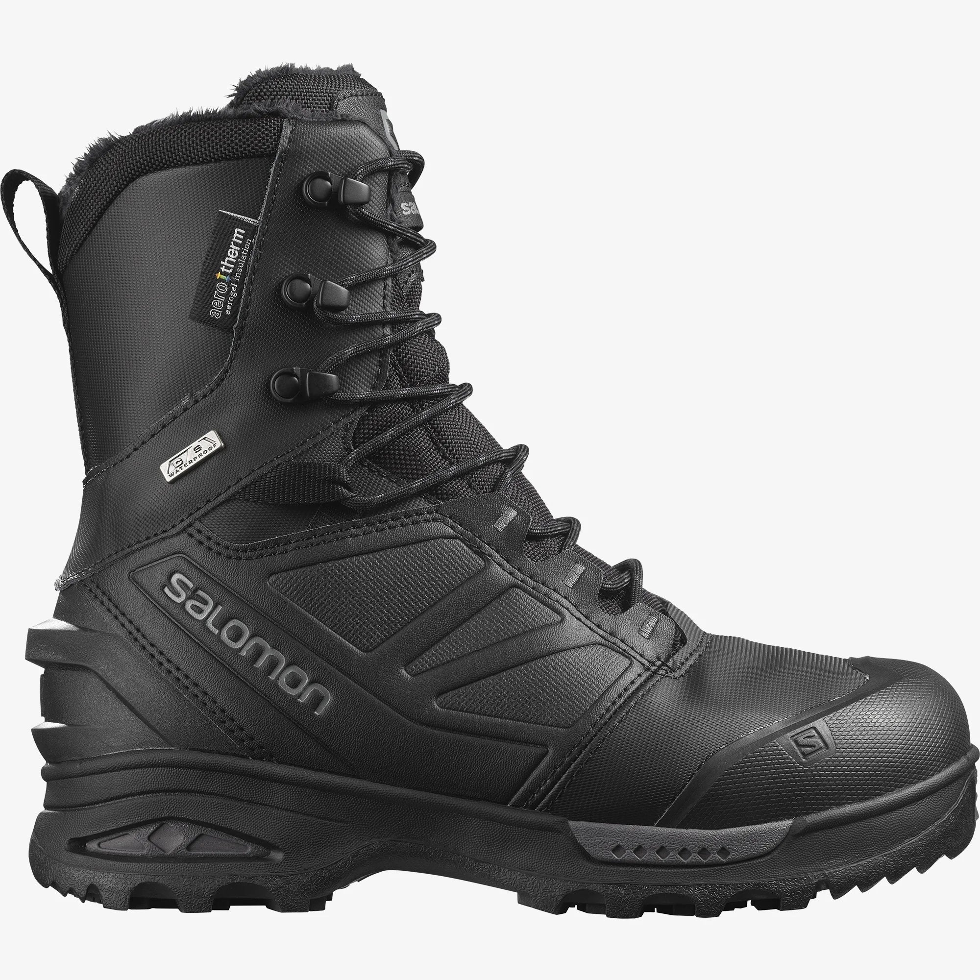 Salomon black hot sale boots