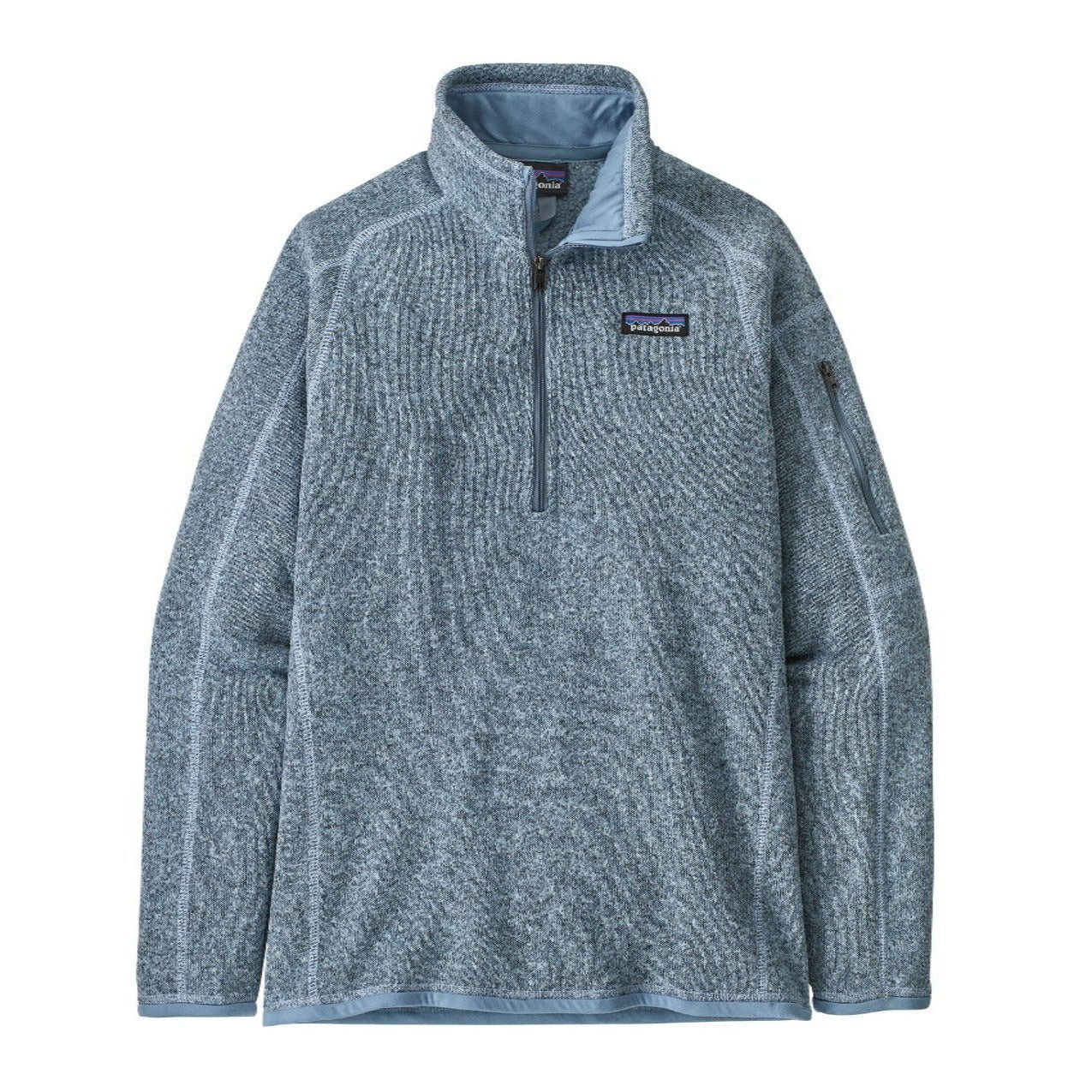 Patagonia grey hot sale quarter zip womens