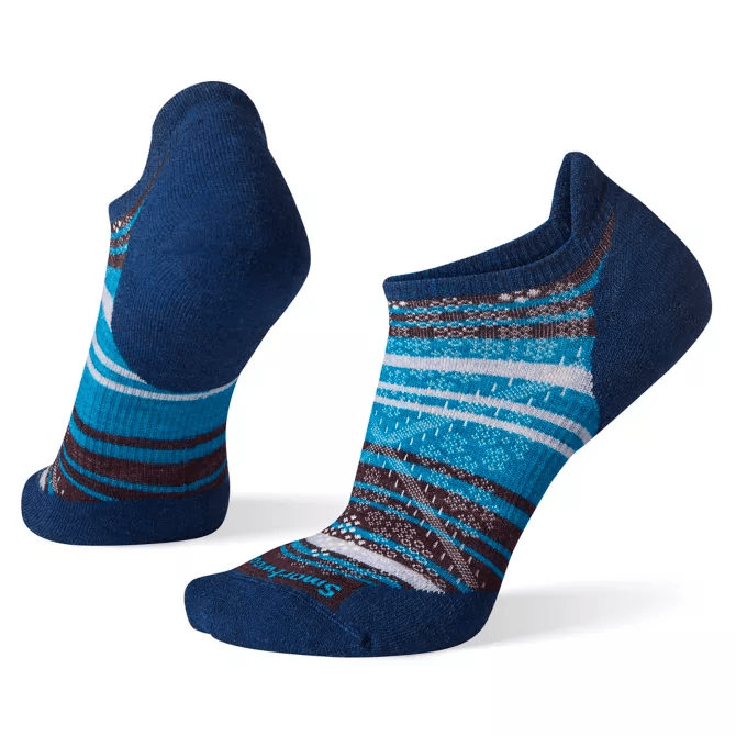 SmartWool Women's PhD Run Lite Elite Stripe Micro Sock